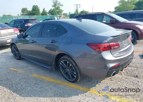 2020 Acura Tlx A-Spec/A-Spec W/Red Leather из США, поврежденный, VIN 19UUB1F66LA000534